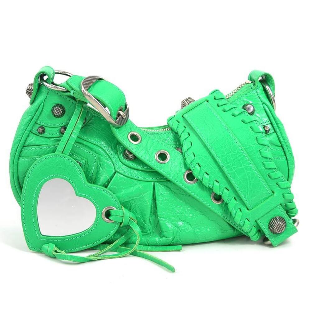 Balenciaga Le Cagoule XS Shoulder Bag Green